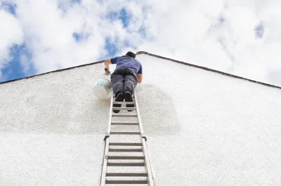 Peinture extérieure à la Vicomté-sur-Rance — façades et ravalement